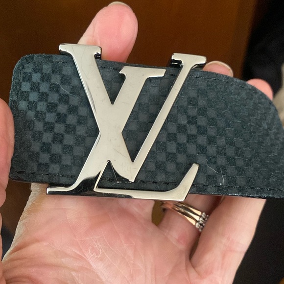 LOUIS VUITTON Hockenheim suede belt - Picture 3 of 6